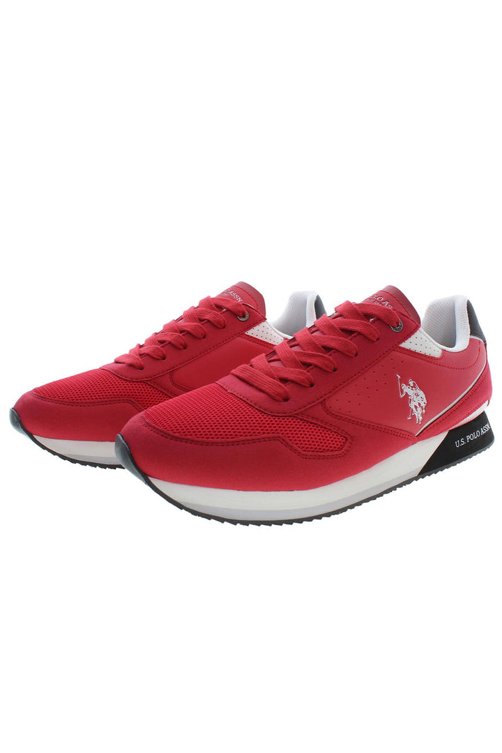 U.S. POLO ASSN. Rote Polyester Herren Sneaker