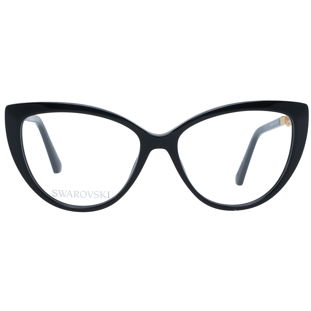 Elegante schwarze Designerbrille mit Katzenaugen