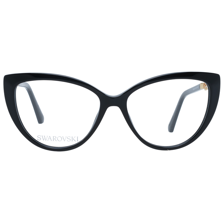 Elegante schwarze Designerbrille mit Katzenaugen