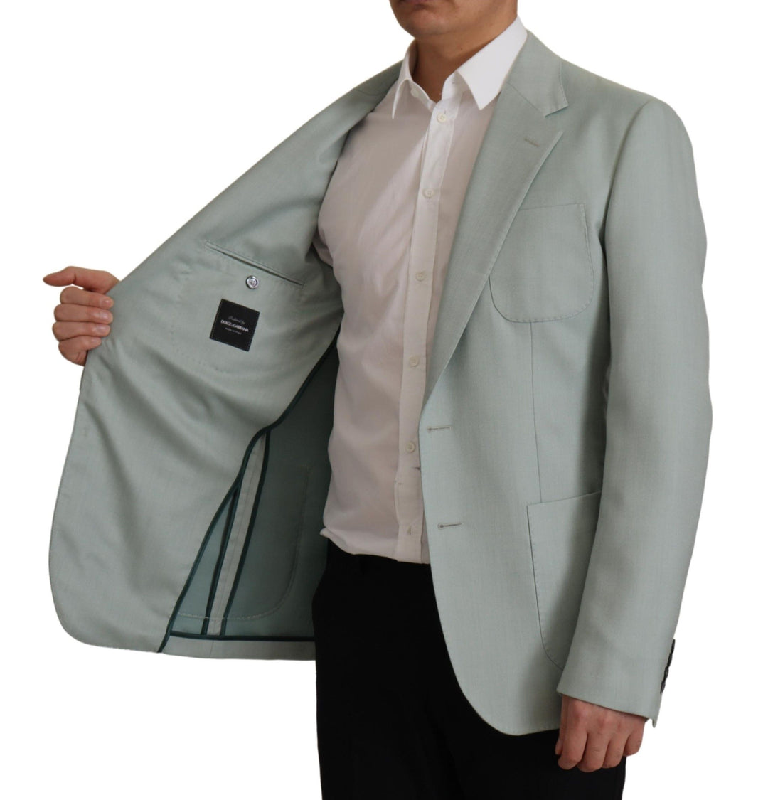 Elegant slim fit cashmere silk blazer jacket