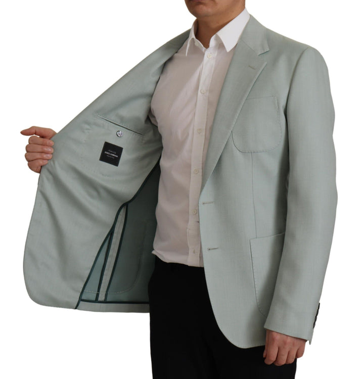 Elegant slim fit cashmere silk blazer jacket