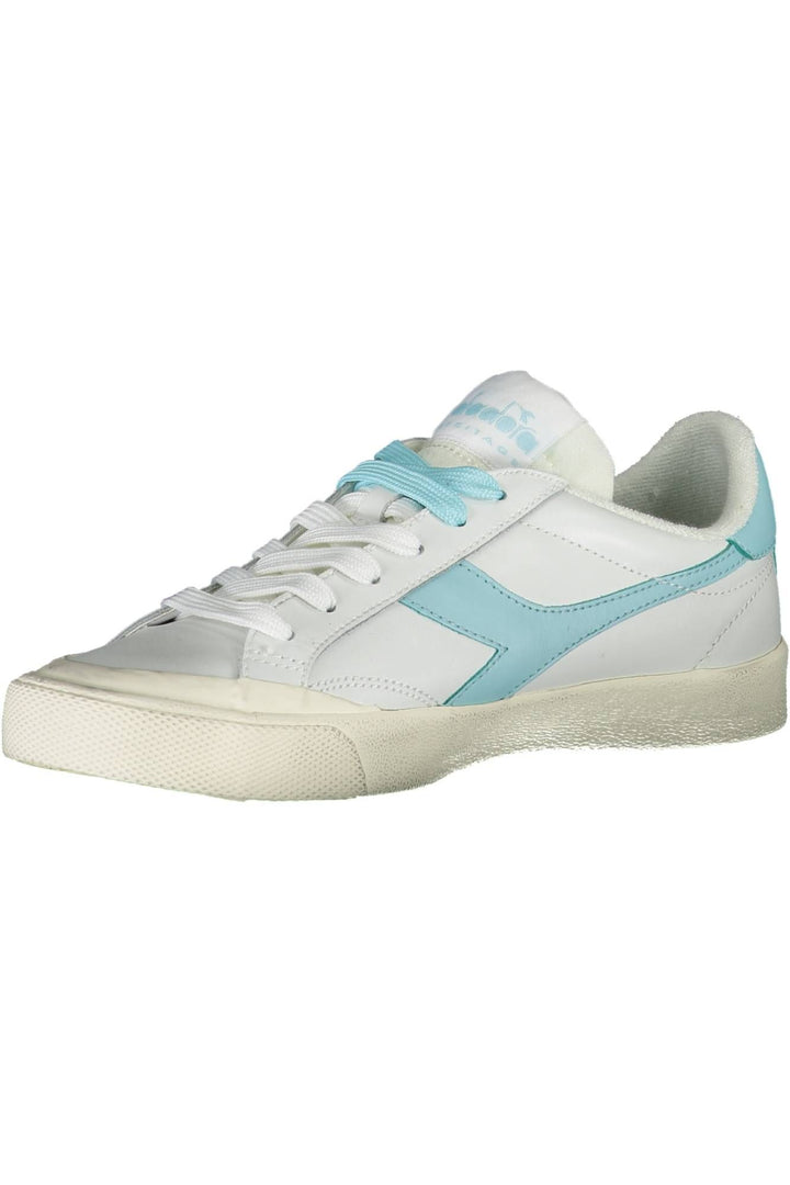 Diadora Weißes Leder Damen Sneaker