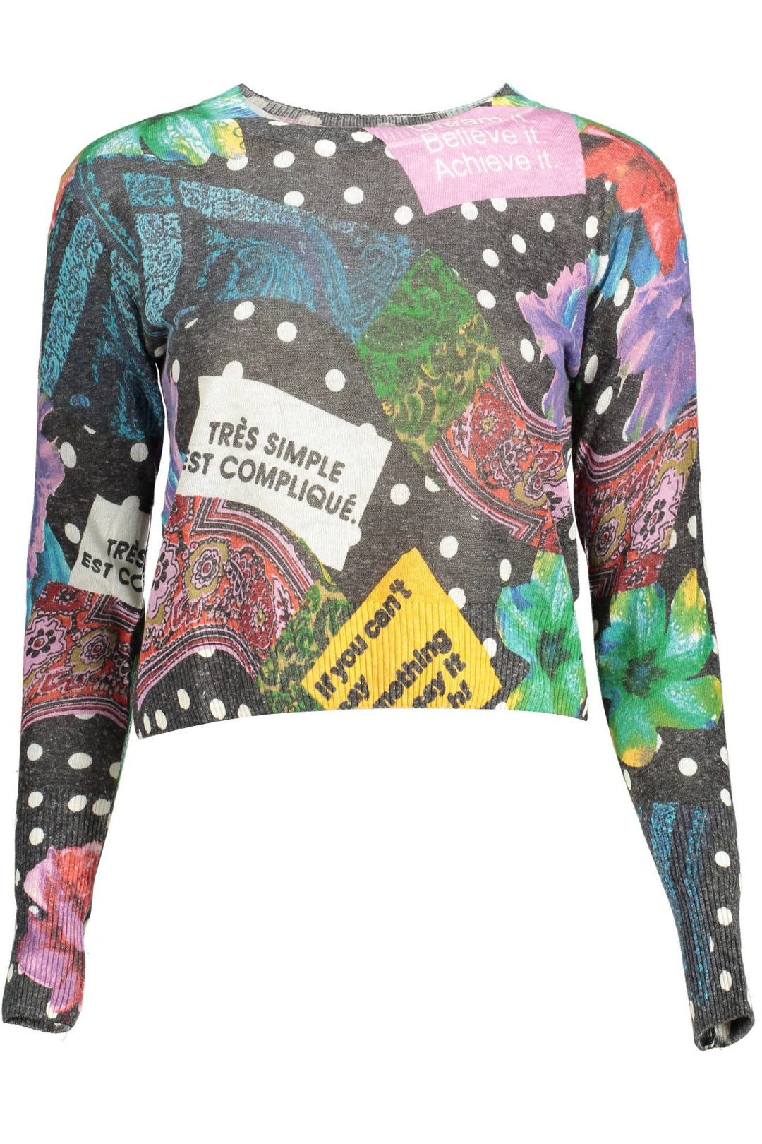 Desigual Schwarzer Acryl-Pullover für Frauen