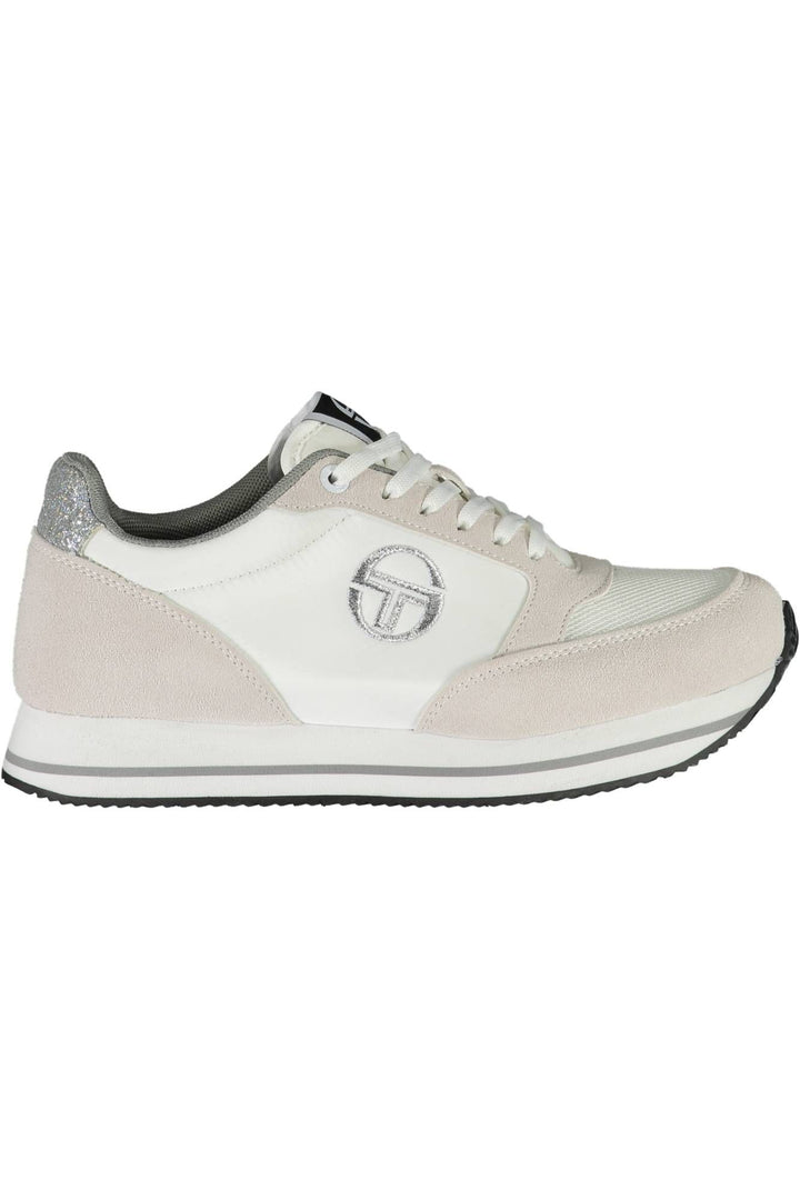 Sergio Tacchini Weißer Polyester Damen Sneaker