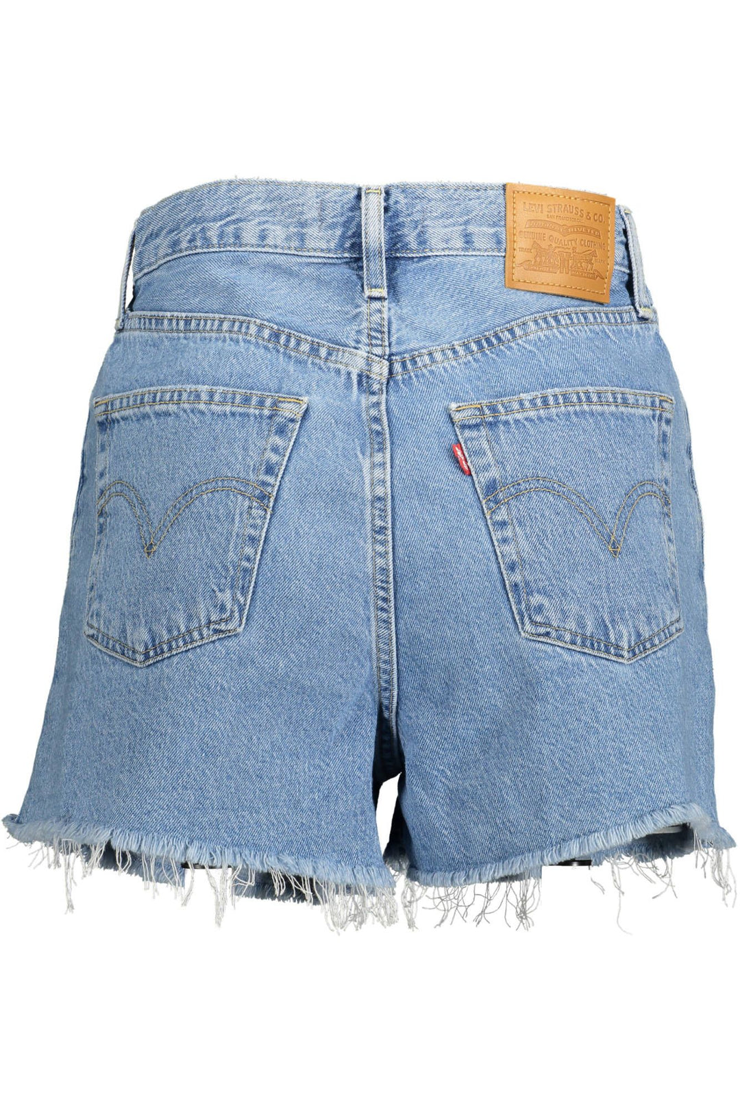 Levi's Schicke Denim-Shorts mit Fransensaum in Hellblau