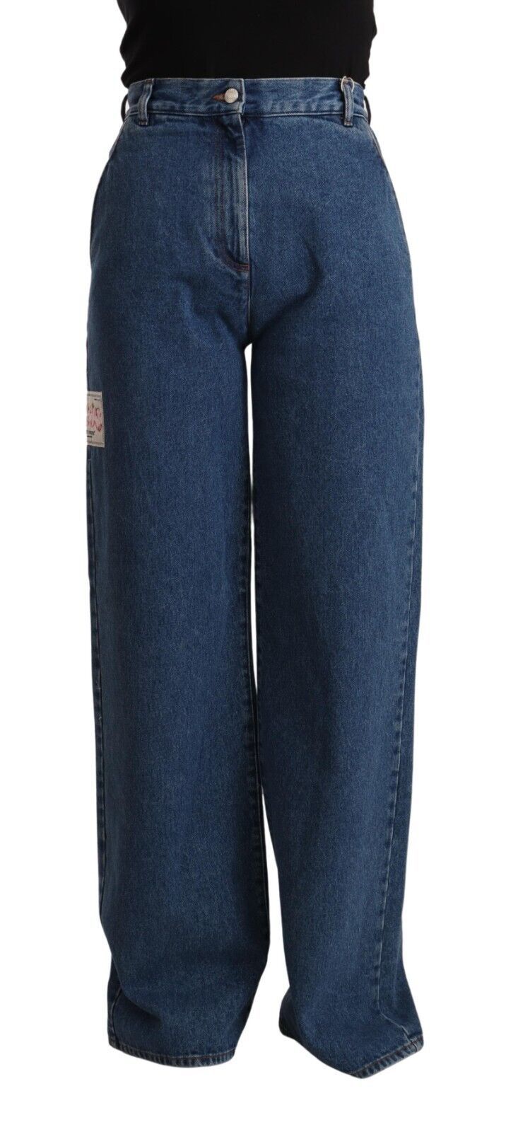 Chic boot cut denim with high waist
