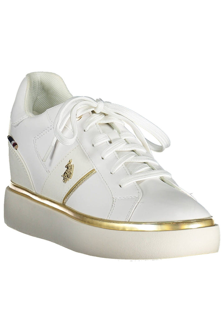 U.S. POLO ASSN. Weißer Polyester Damen Sneaker