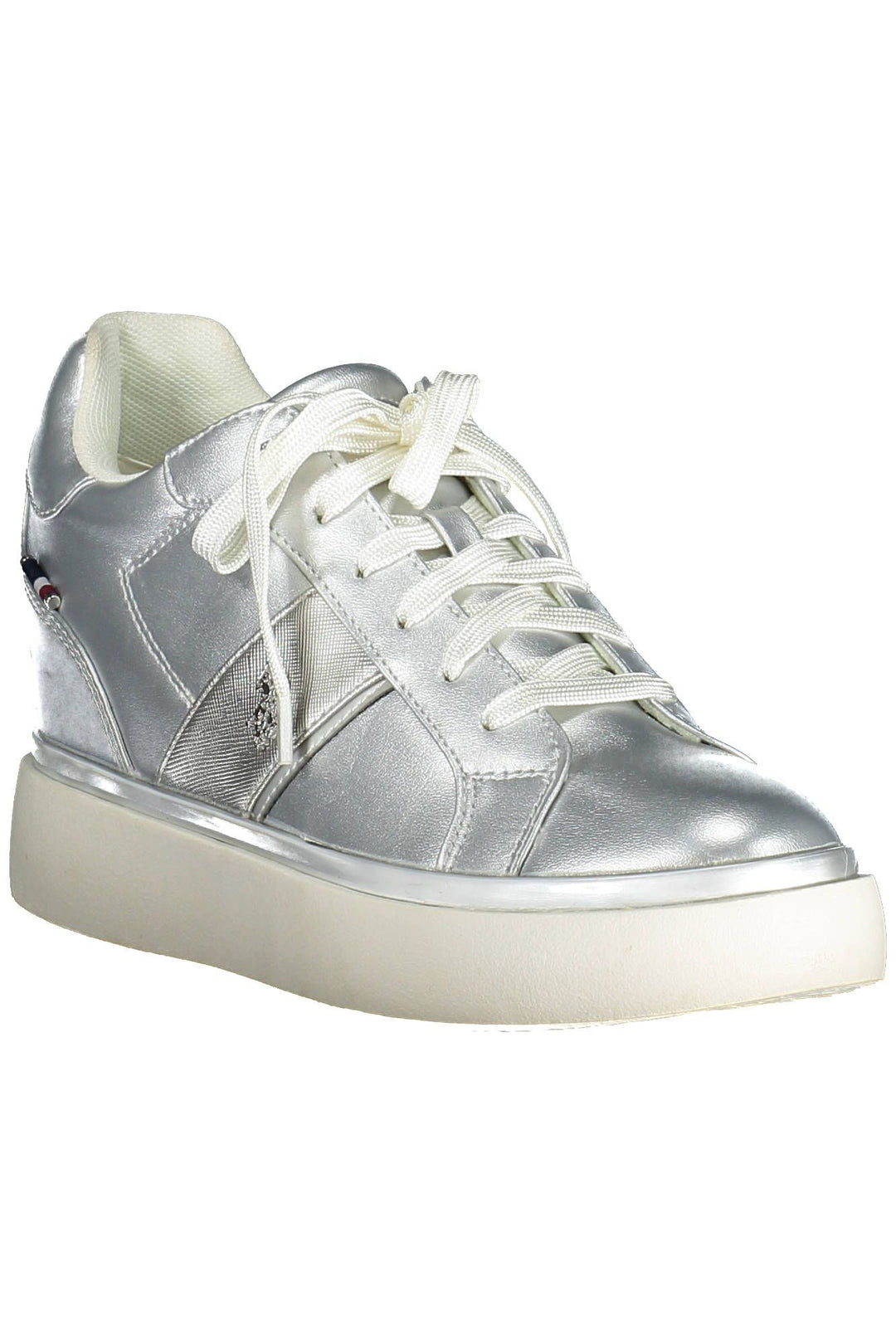 U.S. POLO ASSN. Silberne Polyester Damen Sneaker