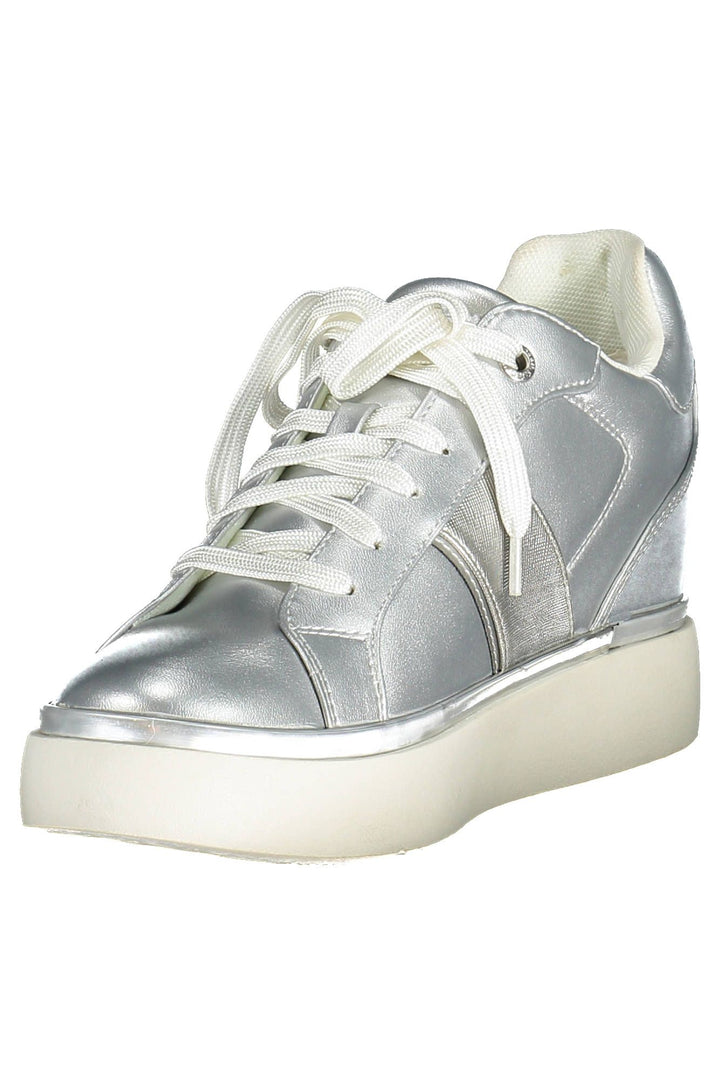 U.S. POLO ASSN. Silberne Polyester Damen Sneaker