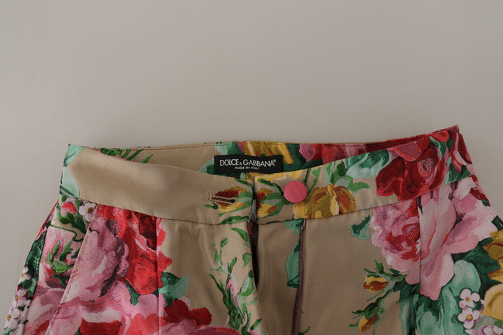 Dolce & Gabbana Florales Kleid mit hoher Taille Hose