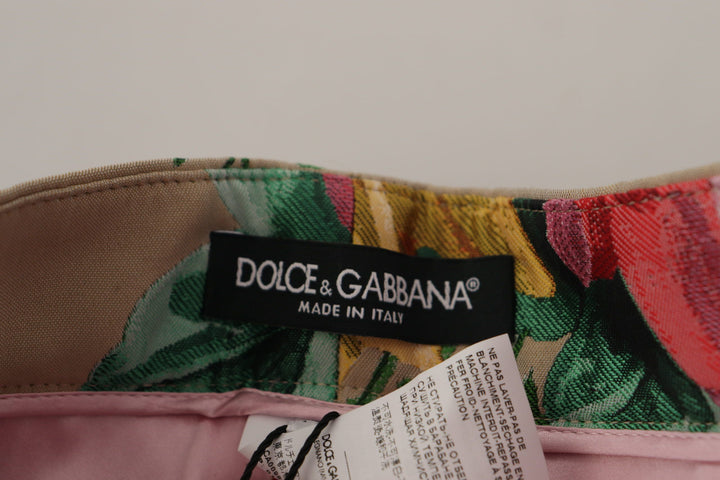 Dolce & Gabbana Florales Kleid mit hoher Taille Hose