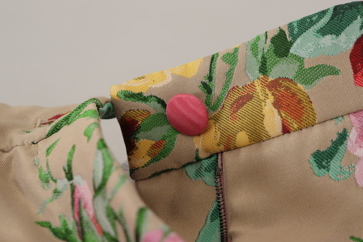 Dolce & Gabbana Florales Kleid mit hoher Taille Hose