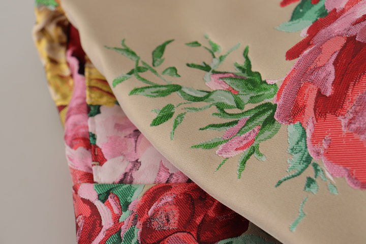 Dolce & Gabbana Florales Kleid mit hoher Taille Hose