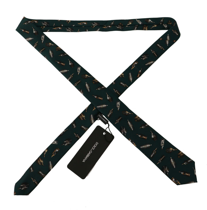 Dolce & Gabbana Elegante Seiden-Designer-Fliege für Herren