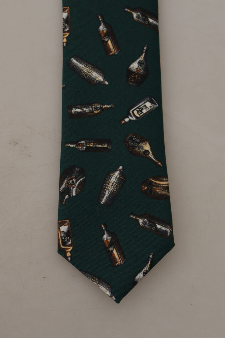 Dolce & Gabbana Elegante Seiden-Designer-Fliege für Herren