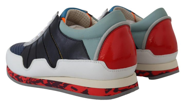 Elegant multicolor low top sneakers
