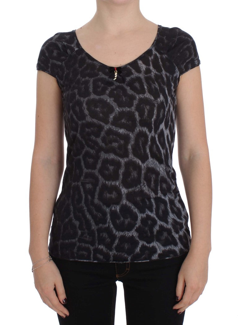 Chic leopard modal top by Cavalli