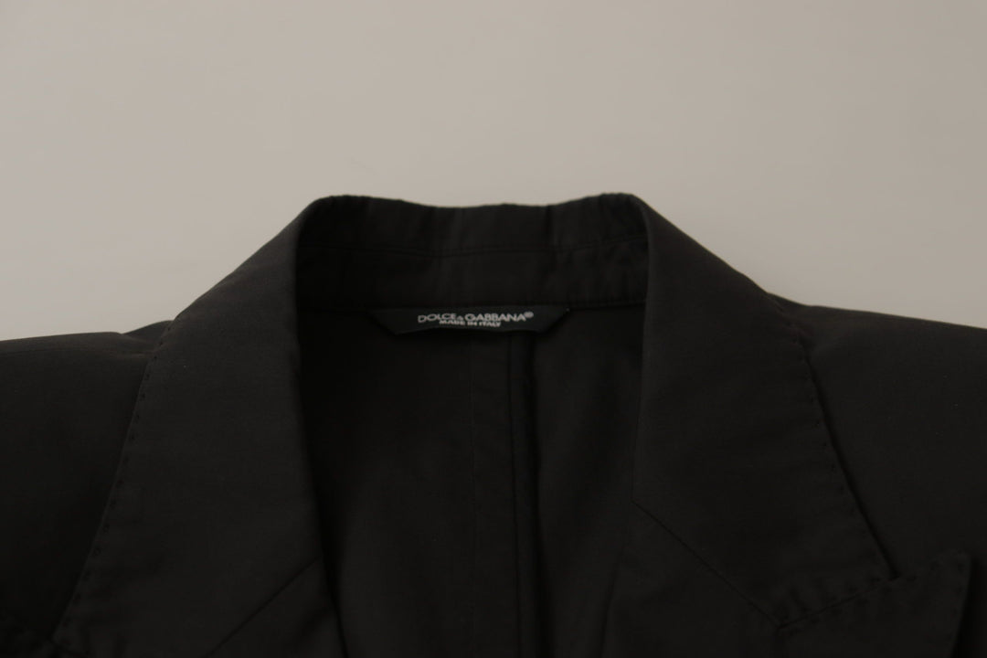 Elegant Taormina blazer made of black cotton