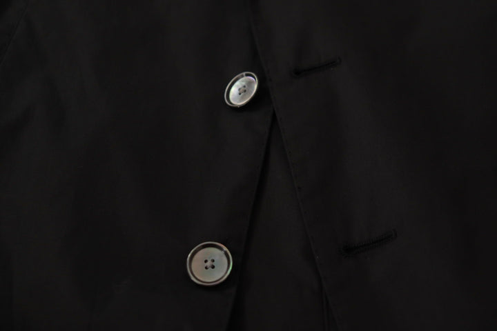 Elegant Taormina blazer made of black cotton