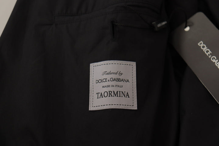 Elegant Taormina blazer made of black cotton