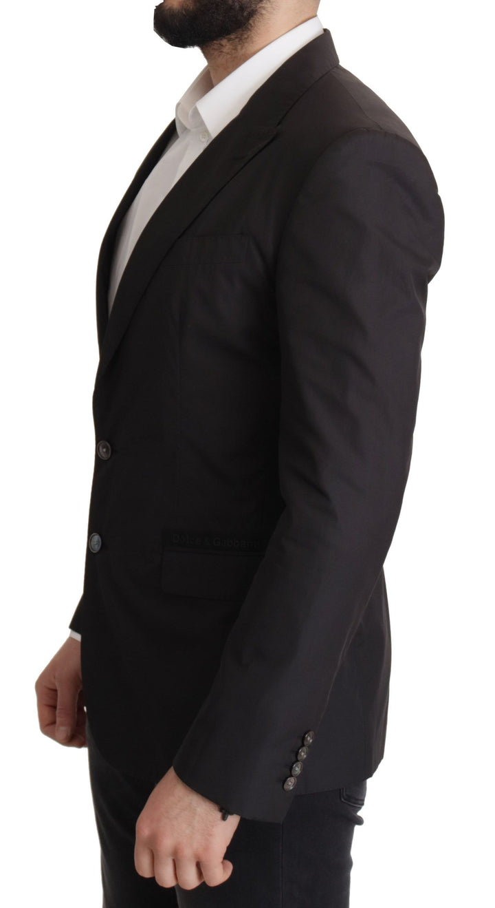 Elegant Taormina blazer made of black cotton