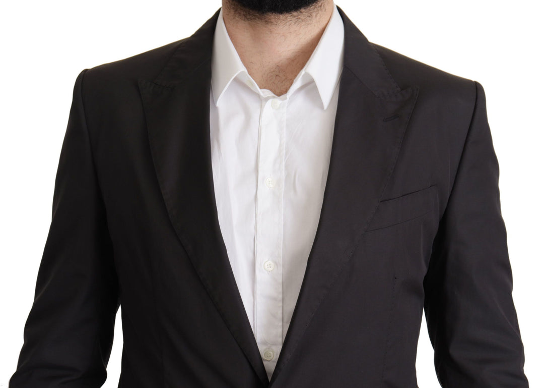 Elegant Taormina blazer made of black cotton
