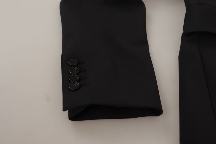 Elegant single-breasted wool blazer