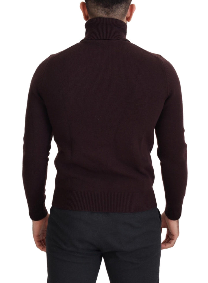 Elegant wool turtleneck sweater