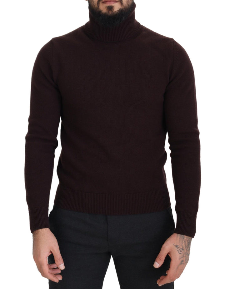 Elegant wool turtleneck sweater