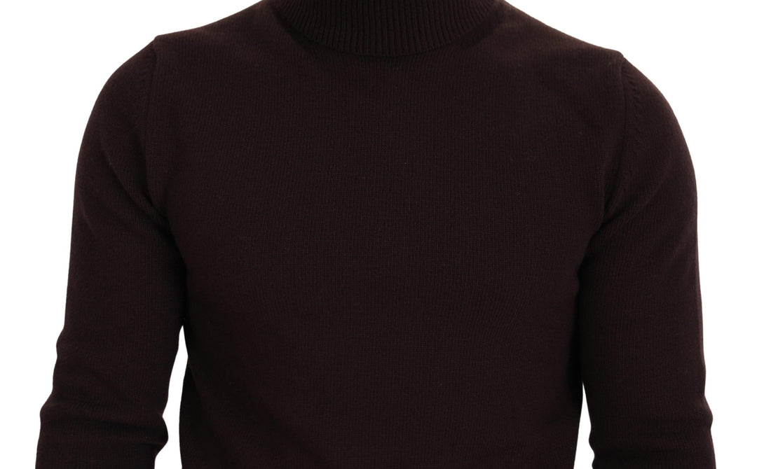 Elegant wool turtleneck sweater