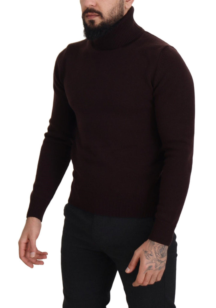 Elegant wool turtleneck sweater