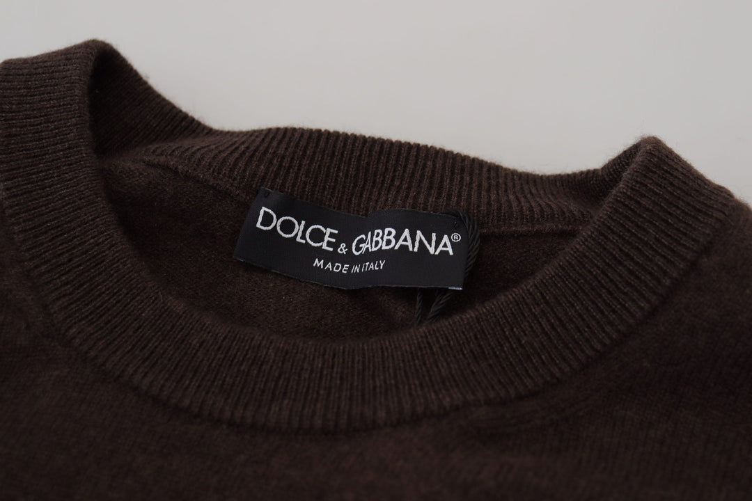 Dolce & Gabbana Eleganter Rundhalspullover aus Kaschmir