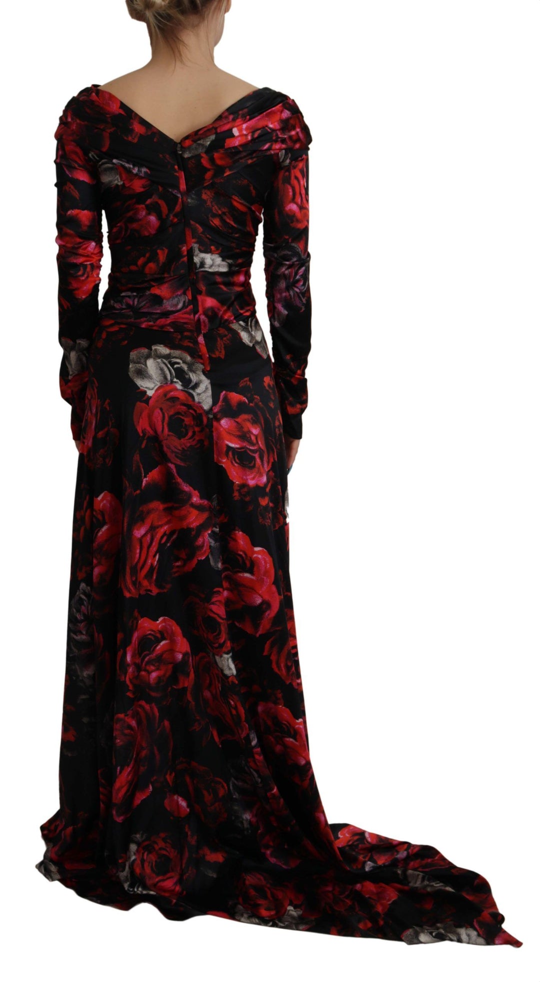 Elegant floral A-line sheath dress