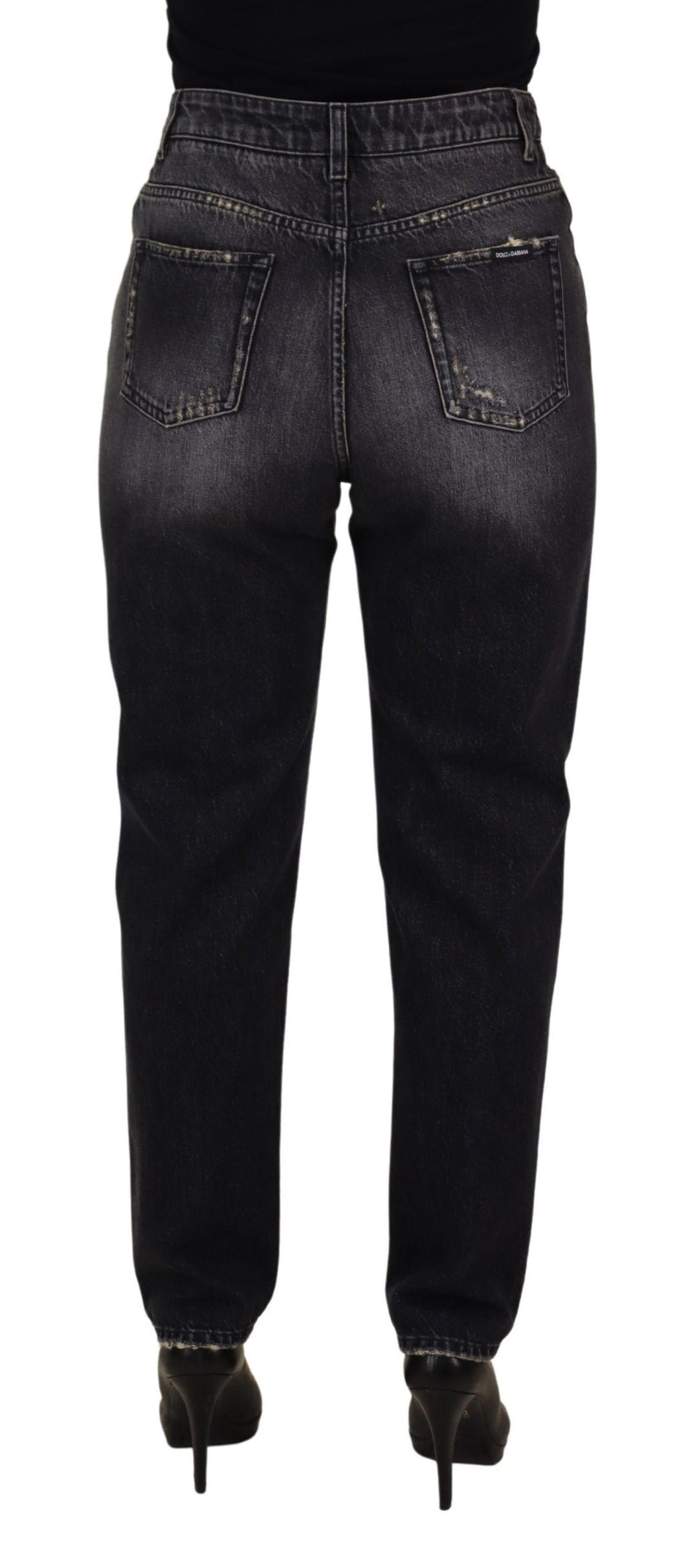 Elegante Skinny-Jeans mit hoher Taille