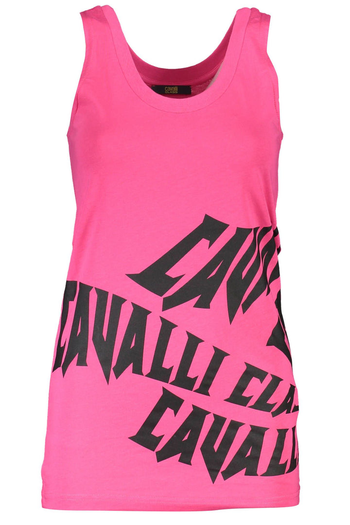 Cavalli Class Rosa Baumwolle Damen Top