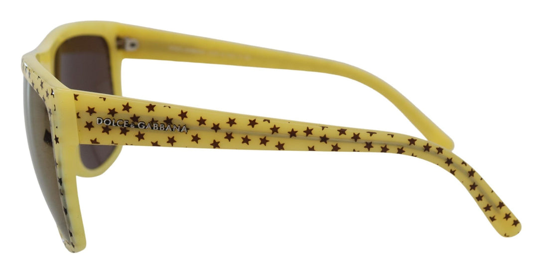 Gelbe Sterne Acetat Square Shades DG4125 Sonnenbrille