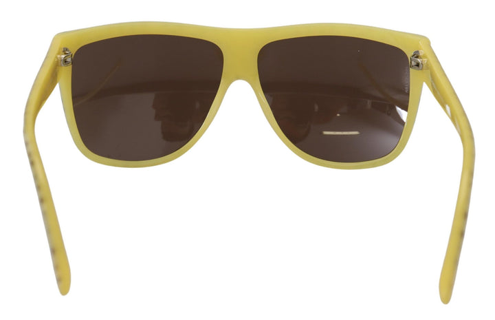 Gelbe Sterne Acetat Square Shades DG4125 Sonnenbrille