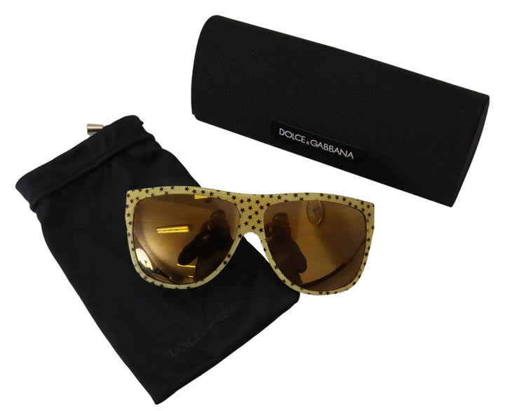 Gelbe Sterne Acetat Square Shades DG4125 Sonnenbrille