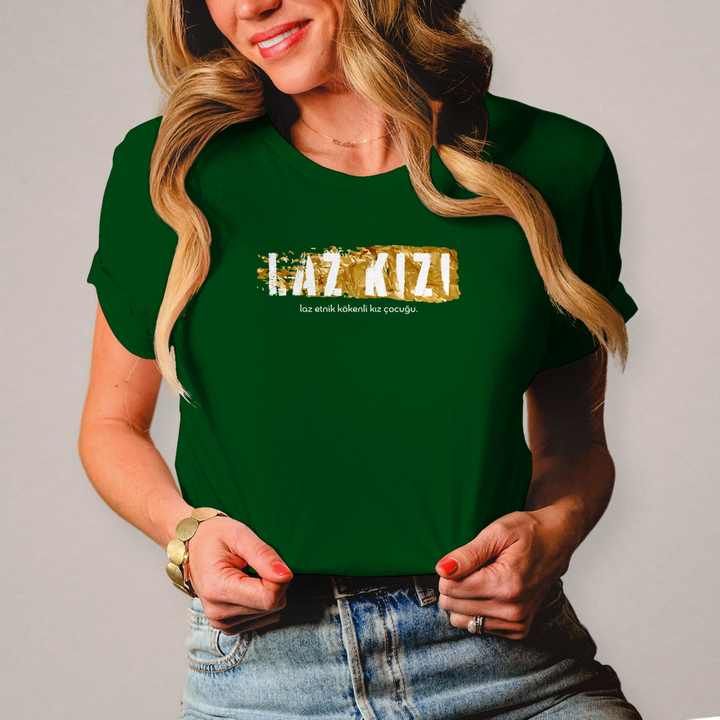 Damen T-Shirt Laz Kizi