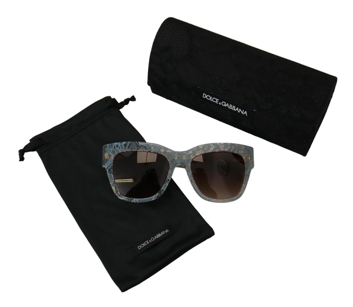 Blaue Spitze Acetat Kristall Schmetterling DG4231 Sonnenbrille