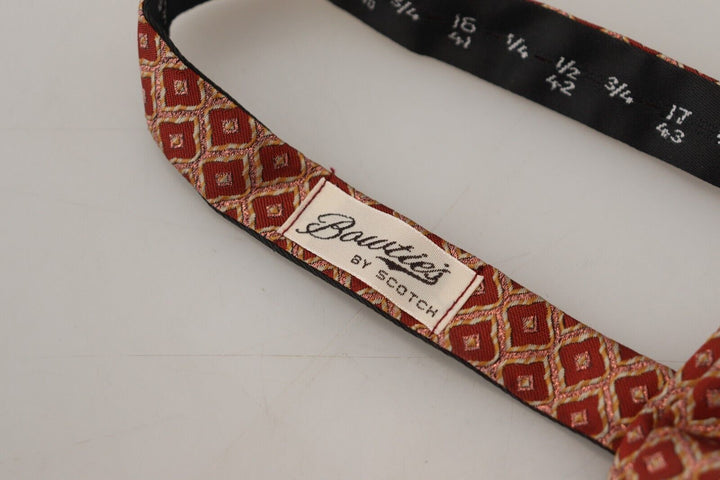 Exclusive patterned silk bow tie