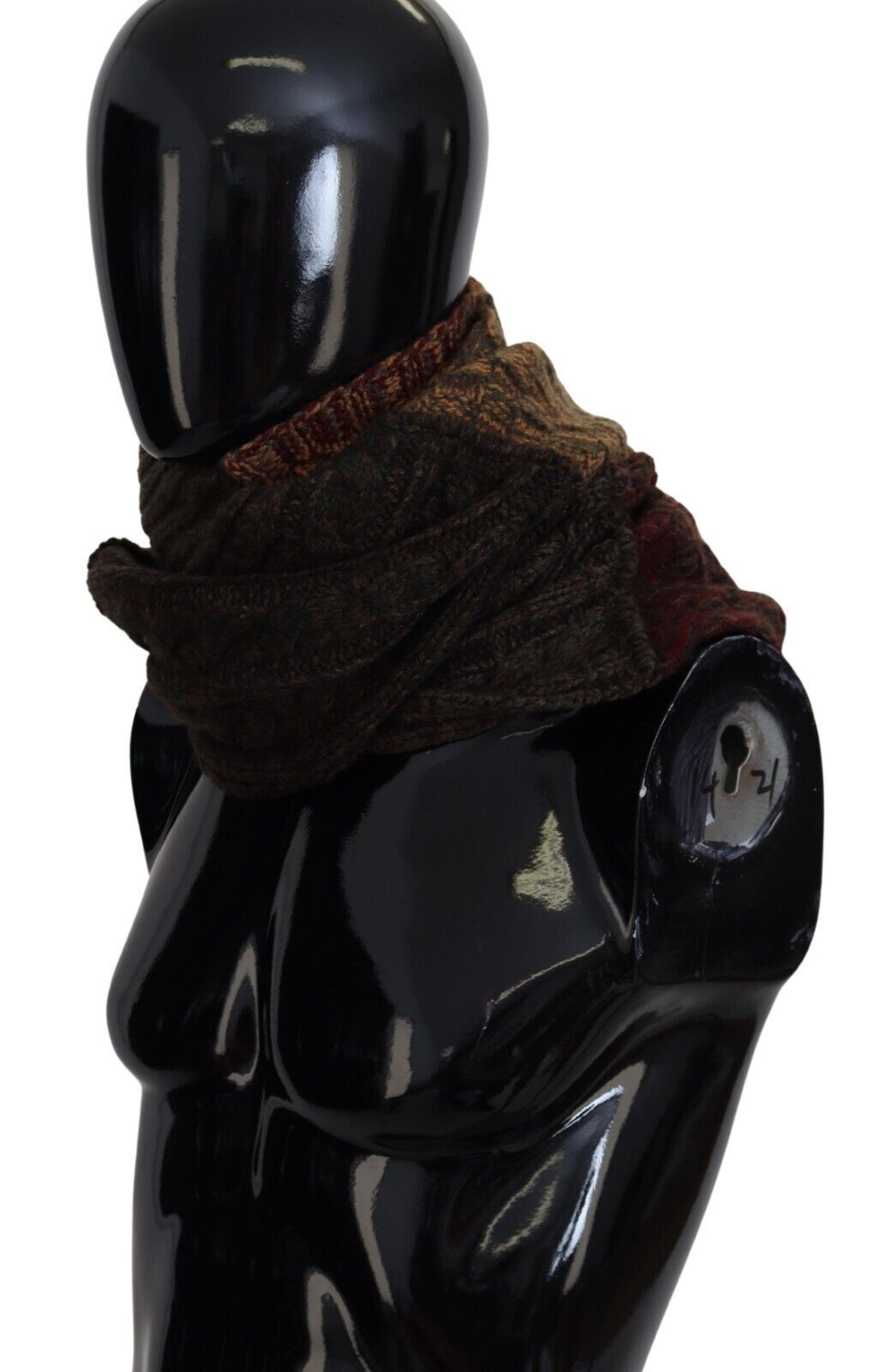 Elegant men's scarf made from a cashmere-wool blend