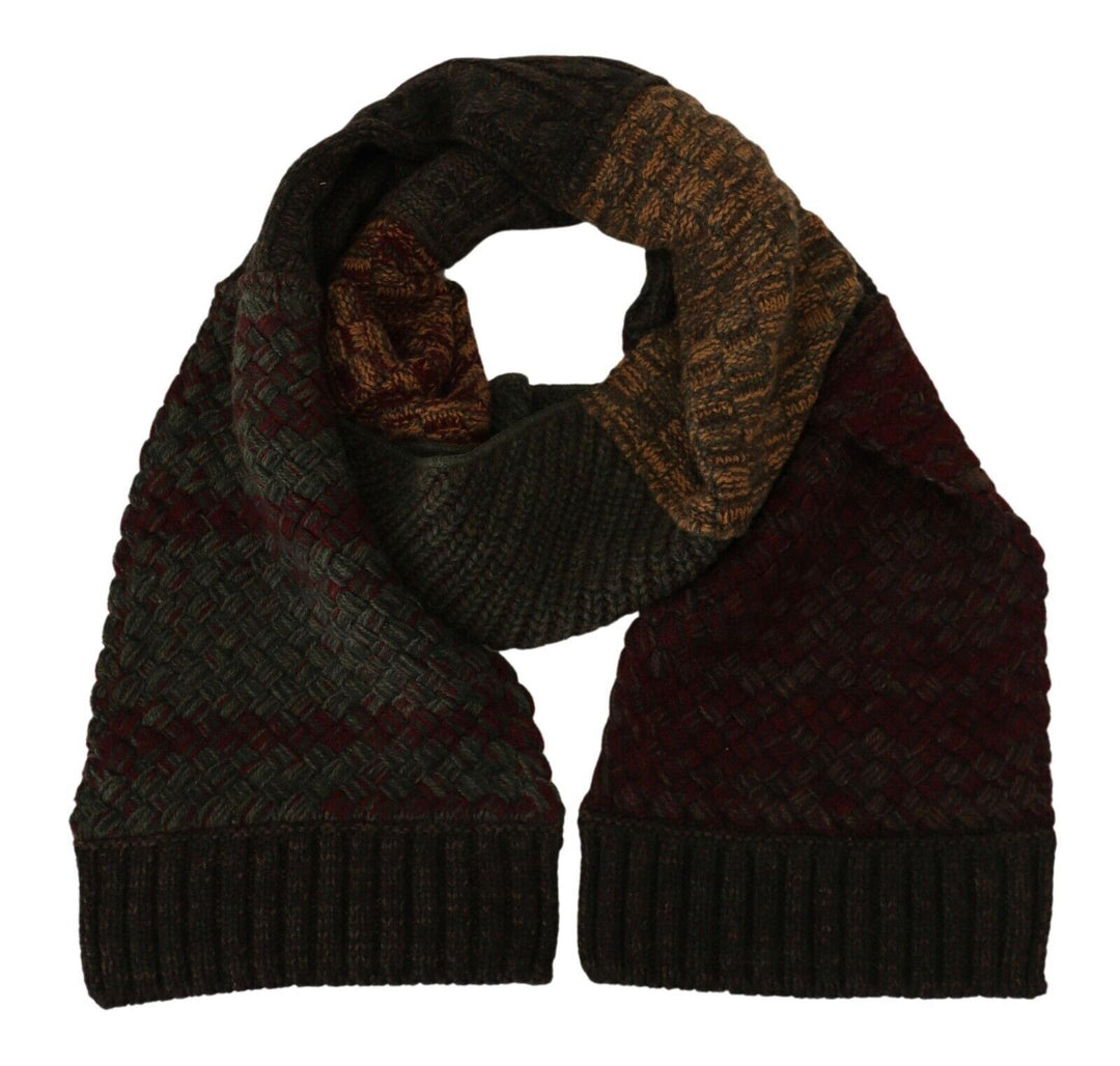 Elegant men's scarf made from a cashmere-wool blend