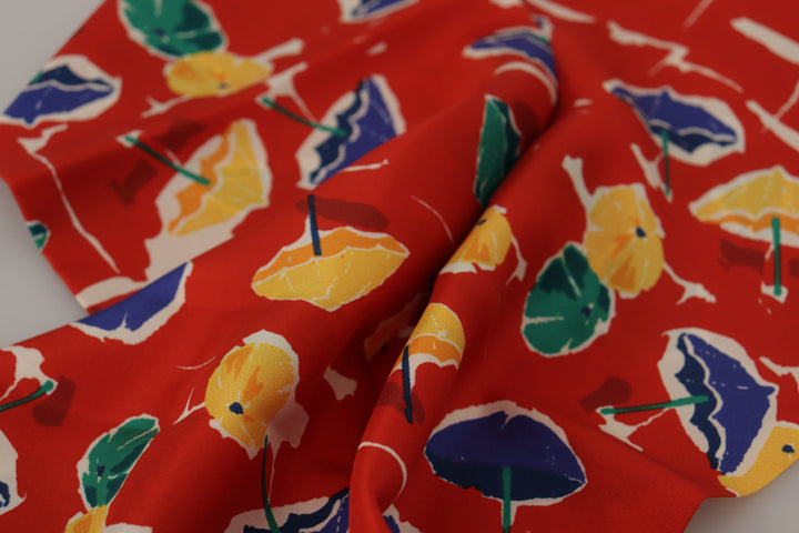 Elegant multicolor silk scarf for men