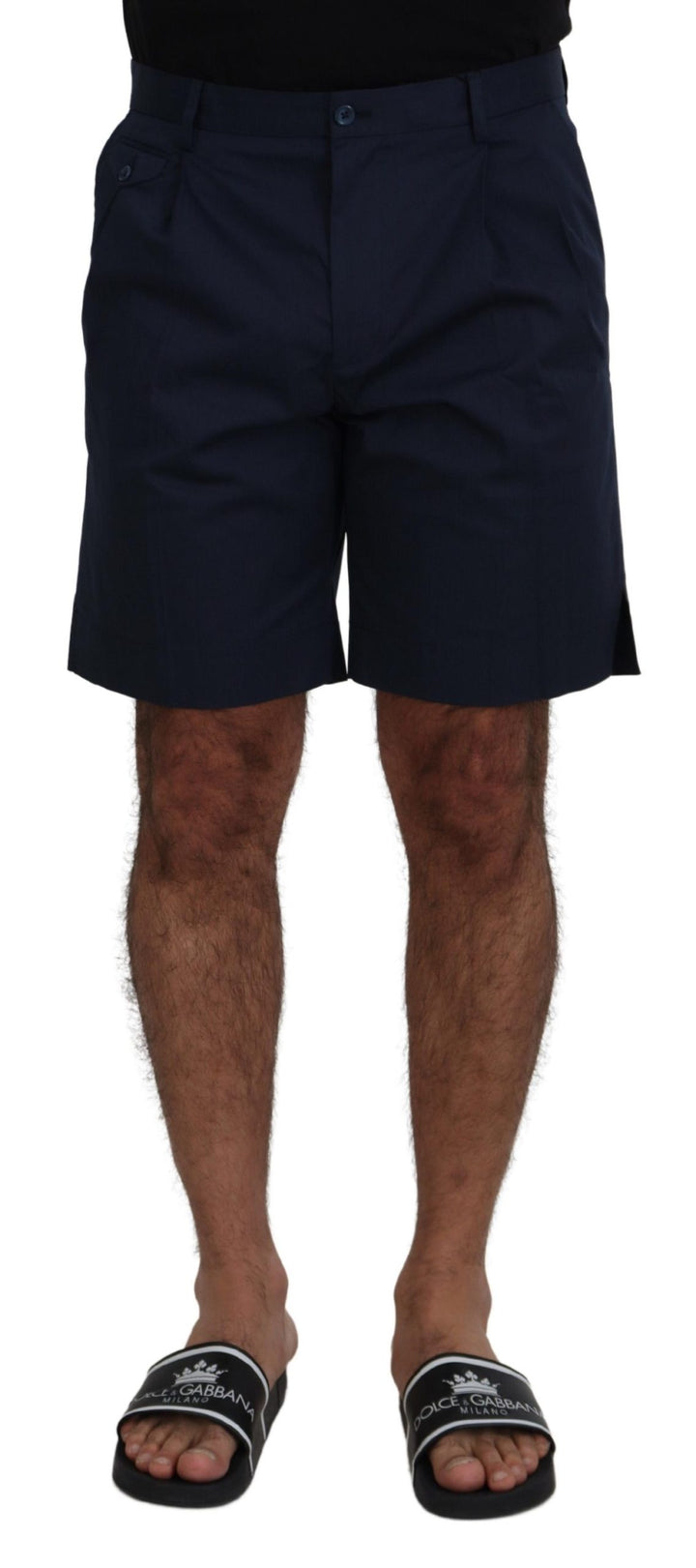 Dolce & Gabbana Elegante blaue Chino-Shorts