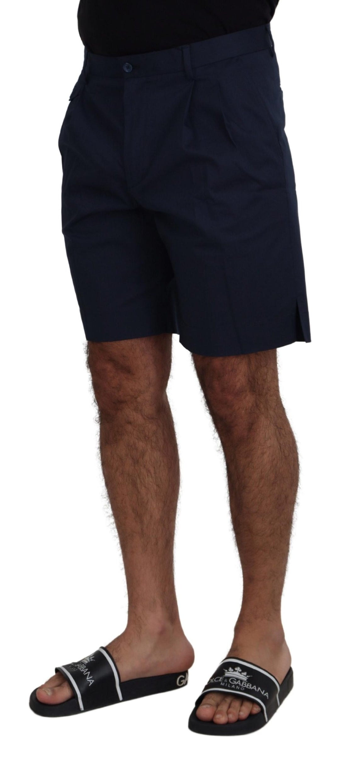 Dolce & Gabbana Elegante blaue Chino-Shorts