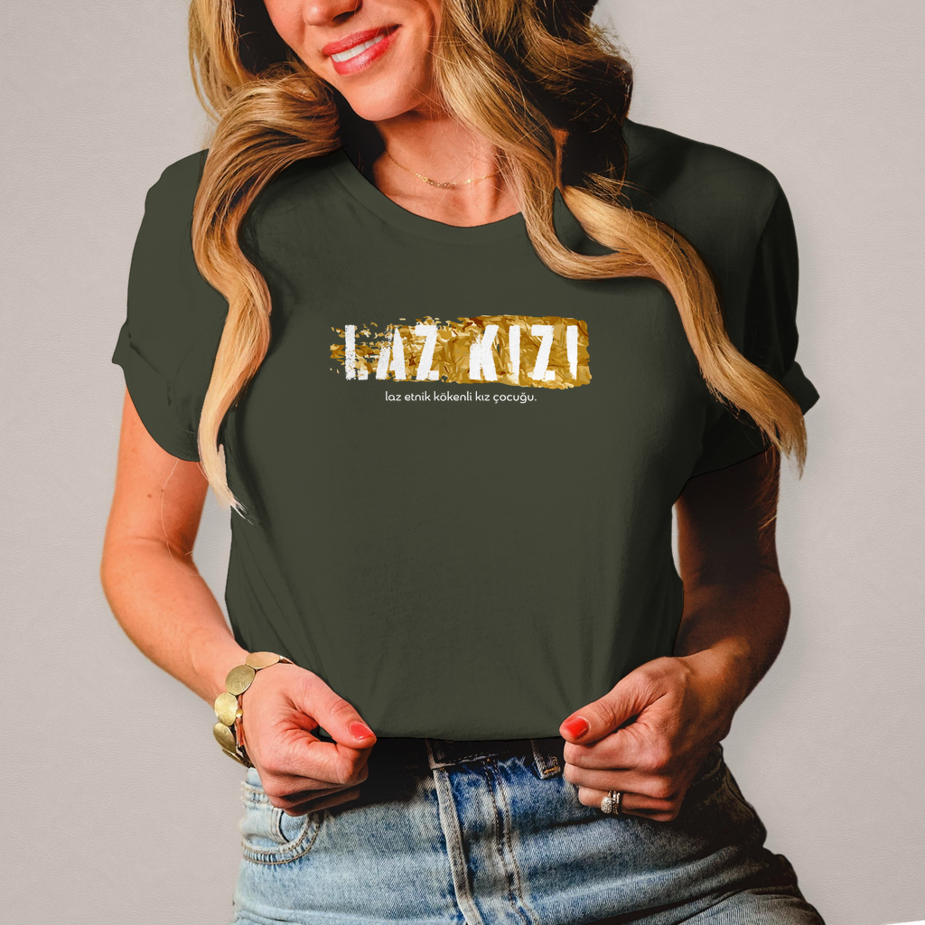 Damen T-Shirt Laz Kizi