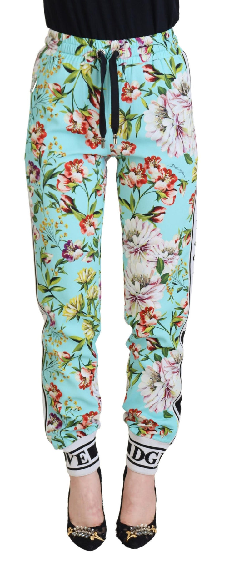 Elegant multicolor viscose trousers