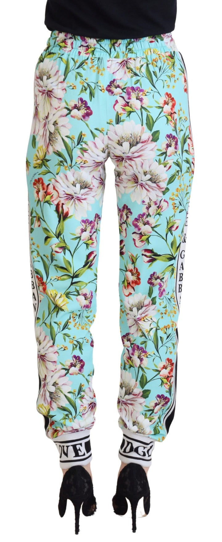 Elegant multicolor viscose trousers