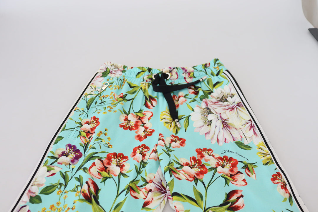 Elegant multicolor viscose trousers